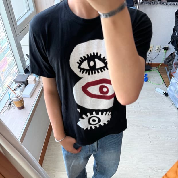 15aw 꼼데가르송 아이즈 반팔 티셔츠