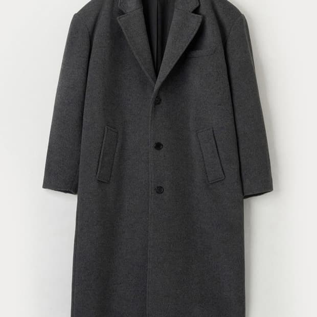 MOSS OVERFIT SINGLE COAT 차콜 2