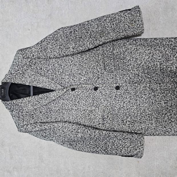 캘빈클라인 트위드 코트