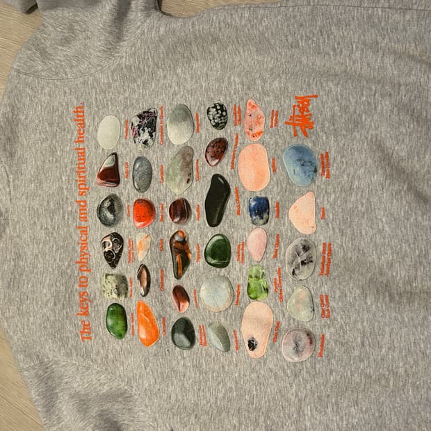 Stussy 스톤 프린팅 후드