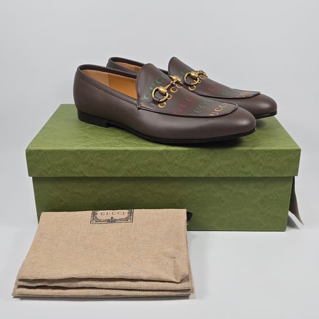 구찌 레더 로고 로퍼 (270) 