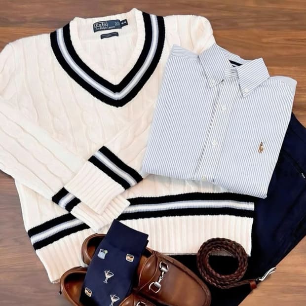 브룩브라더스 크로켓니트L(105~110)