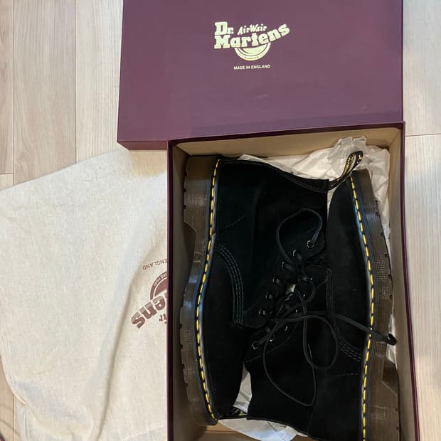 닥터마틴 스웨이드 부츠