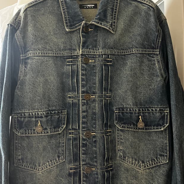 Dnsr 헤리티지 데님 자켓 블루