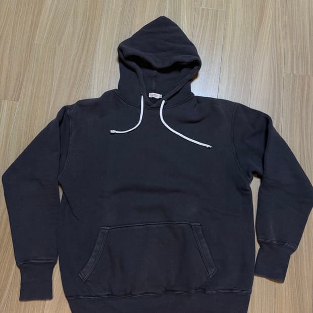 웨어하우스 450 블랙 후드티