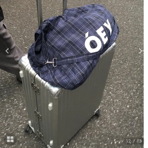 OEY 빅 토트백 네이비