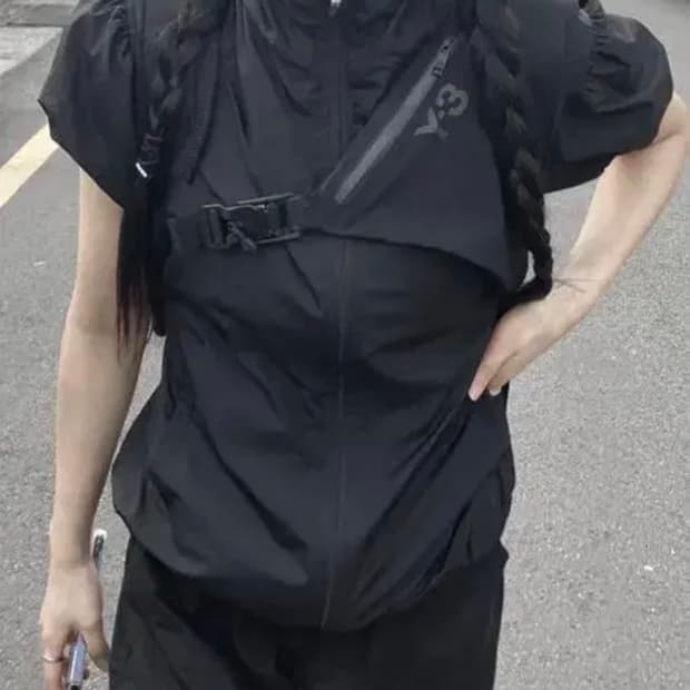 엔젤넘버555 나일론 집업 자켓