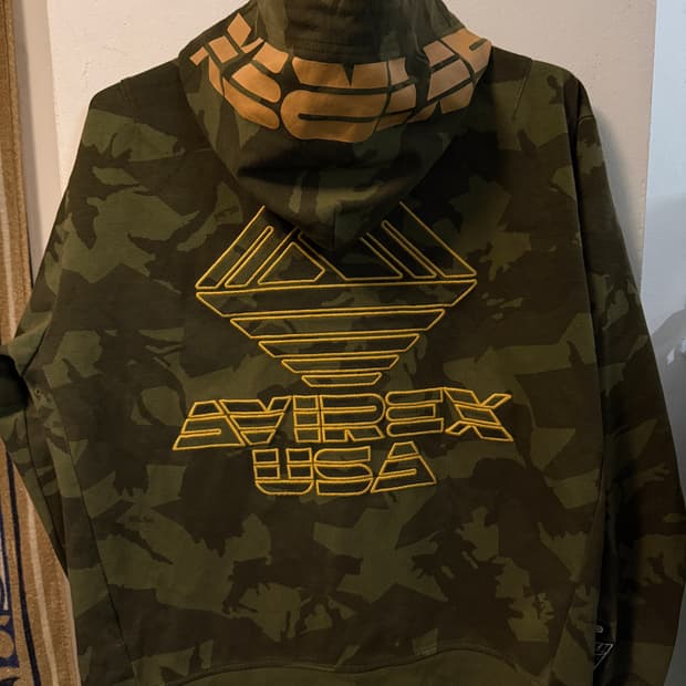 AVIREX USA carmo hood zipup (XL)