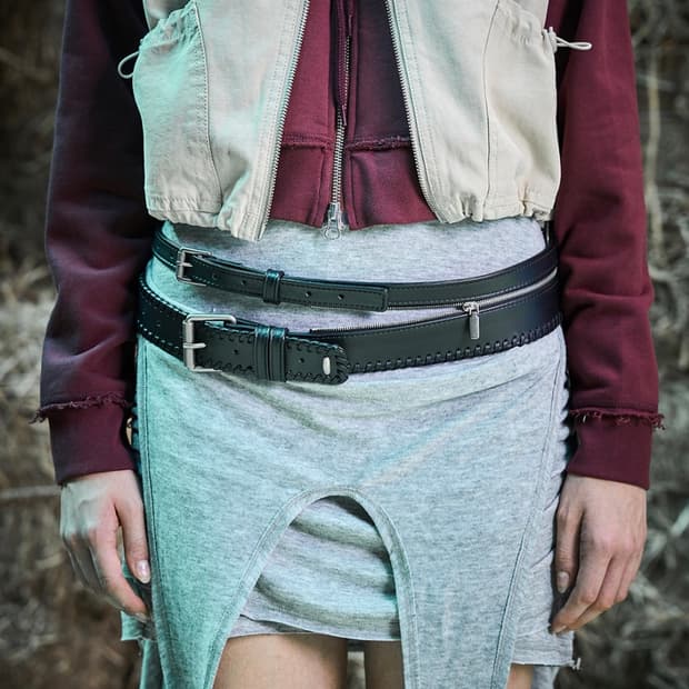 네거티브쓰리 투웨이 레더 벨트