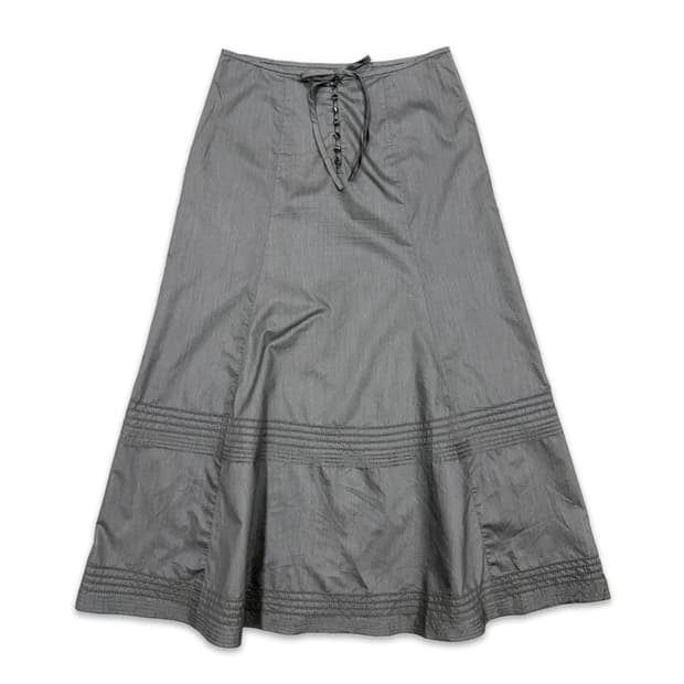 빈티지 그레이 스커트