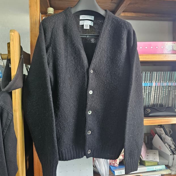 (새거) 스코틀랜드×EASTLOGUE 이스트로그 퍼머넌트 쉐기독 가디건 