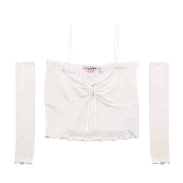 체리퀴리 나시+워머 세트