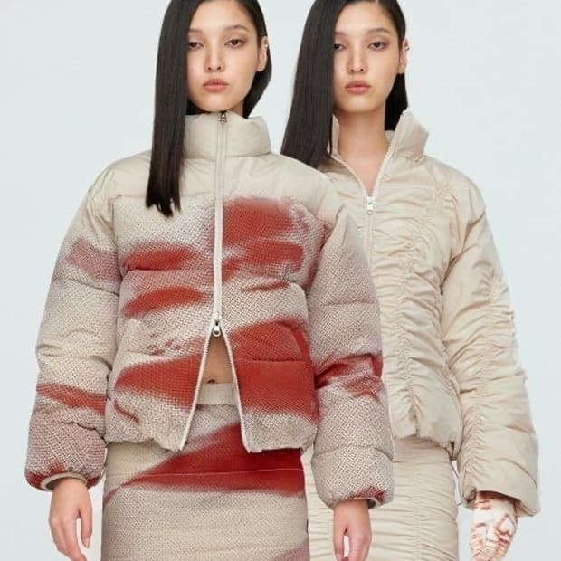 나체 리버시블 패딩 