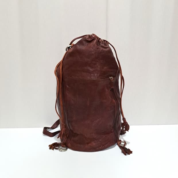 (택포) 이태리 피렌체 복조리 가죽 백팩 B554