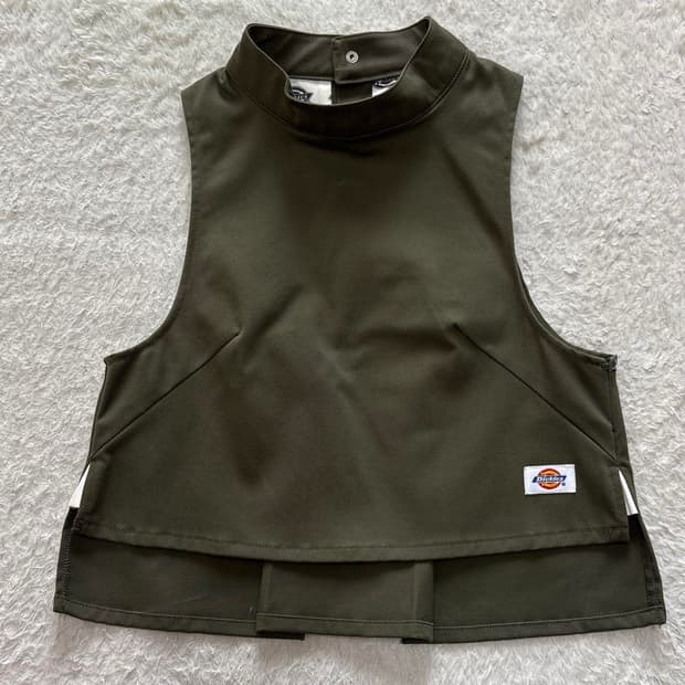 일본 Dickies JUEMI  모크넥 베스트 S