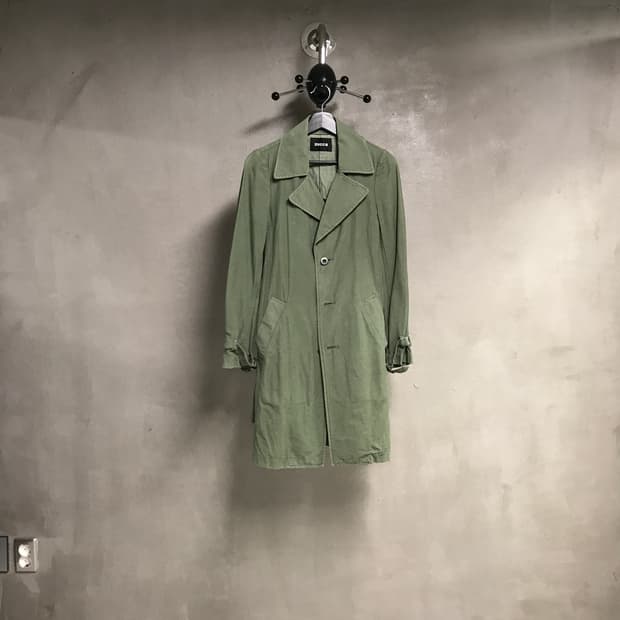 ZUCCA 주카 트렌치 코트 그린 S(W)
