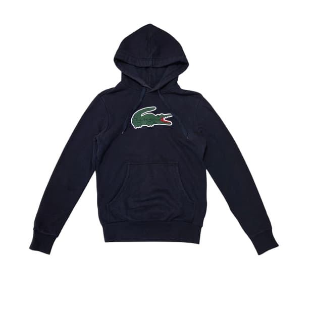 Lacoste 라코스테 빅로고 자수 후드 티셔츠