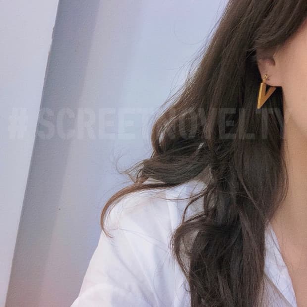 루이비통 V 브이 골드 이어링 귀걸이 풀박스