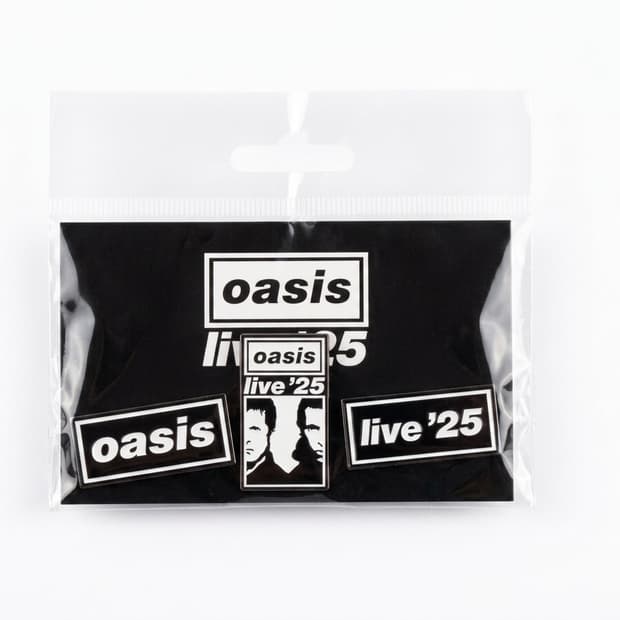 오아시스 공식 라이브 25 VIP 한정판 배지 세트