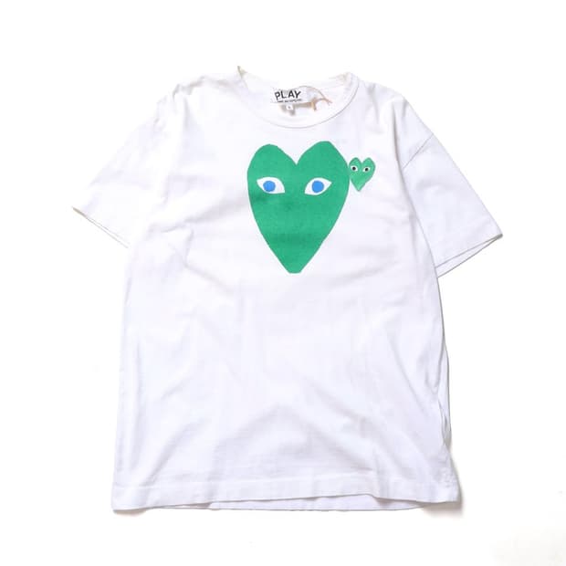 꼼데가르송Comme des Garcons Play logo T-shirt