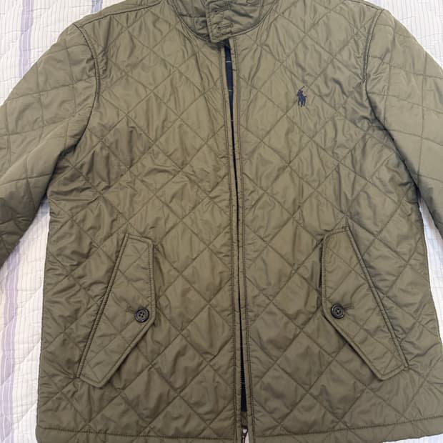 폴로 랄프로렌 퀼팅 해링턴 자켓 M