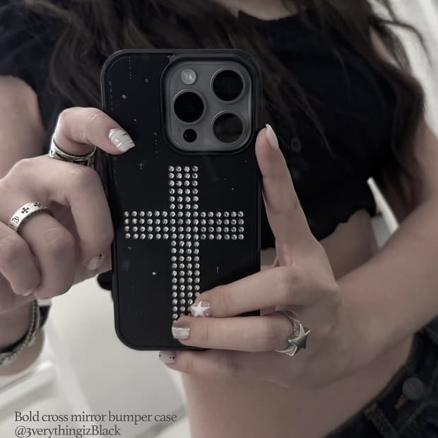 3verythingizblack 아이폰15 케이스 미개봉