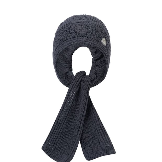 코이세이오 SCARF HAT CHARCOAL