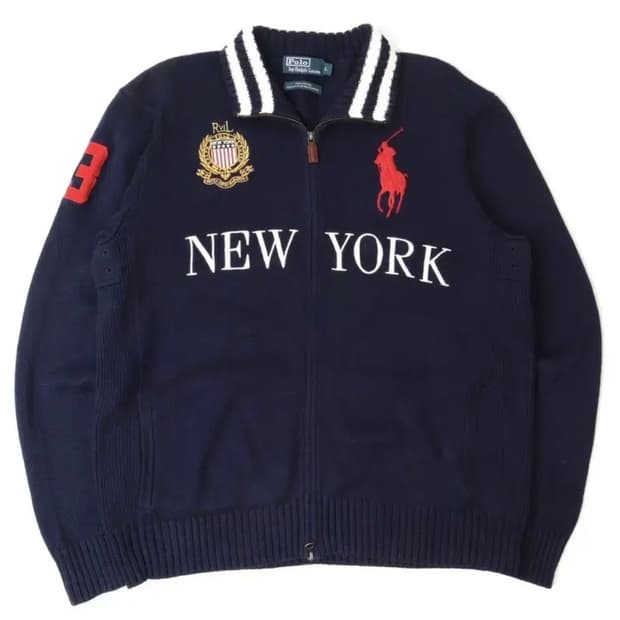 폴로 빅포니 네이비 치프키프 뉴욕 -사이즈교환-