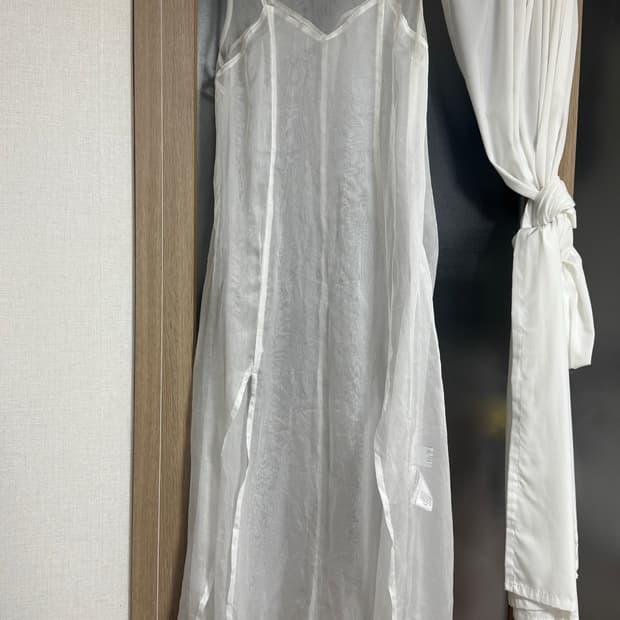 일본 빈티지 레이어드 매쉬 원피스