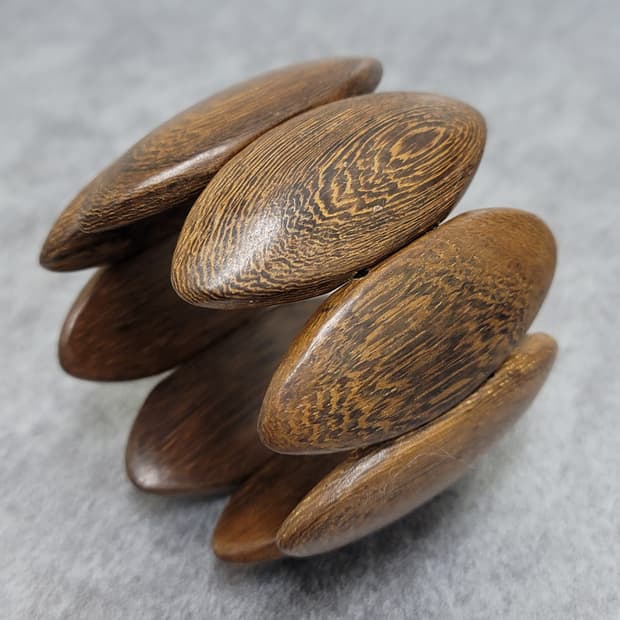 vintage wood bangle