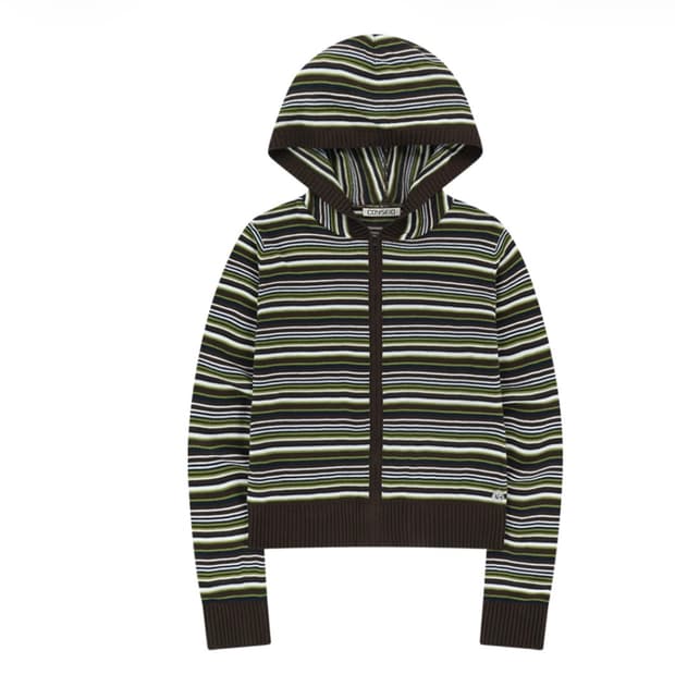 코이세이오 소프트 니트 집업 스프라이프 