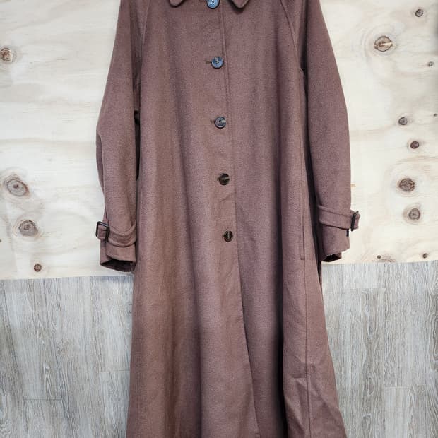 512) 66걸스 울블랜드 롱코트