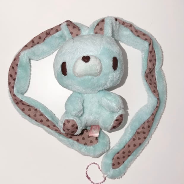 범용토끼 발렌타인 민트초코 키링