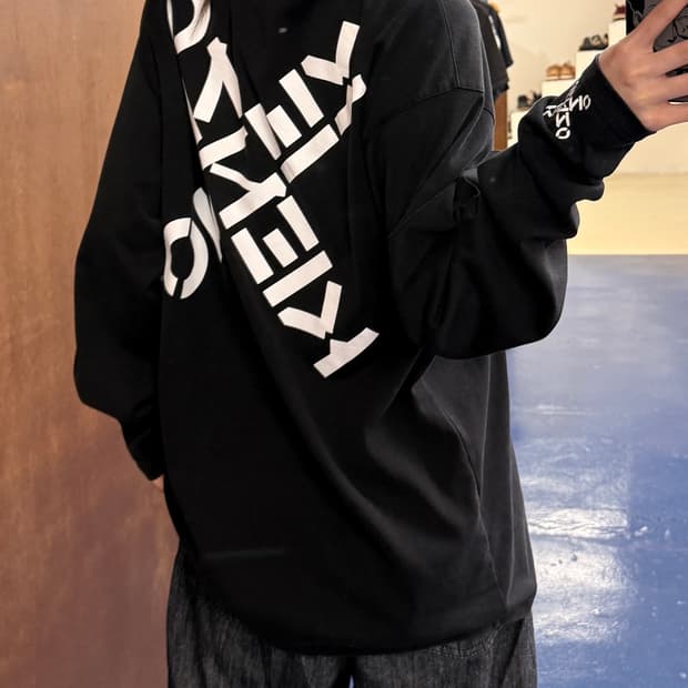 Kenzo 겐조 크로스 빅로고 슬리브
