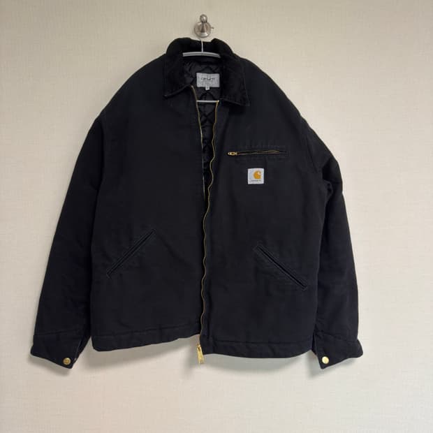 [XL] 칼하트 WIP 오가닉 디어본 캔버스 OG 디트로이트 자켓