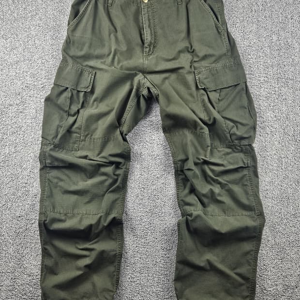 칼하트 립스탑 카고 포켓 워크 팬츠 ( 34X34 ) / 10611