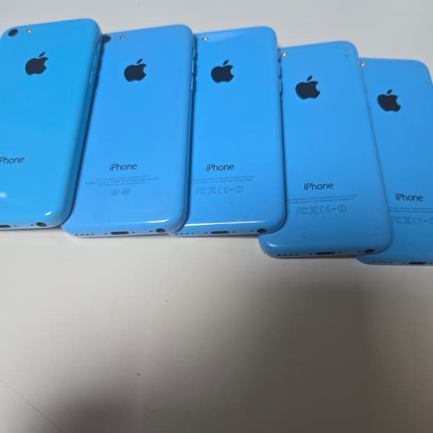 아이폰 5C 블루 색상 