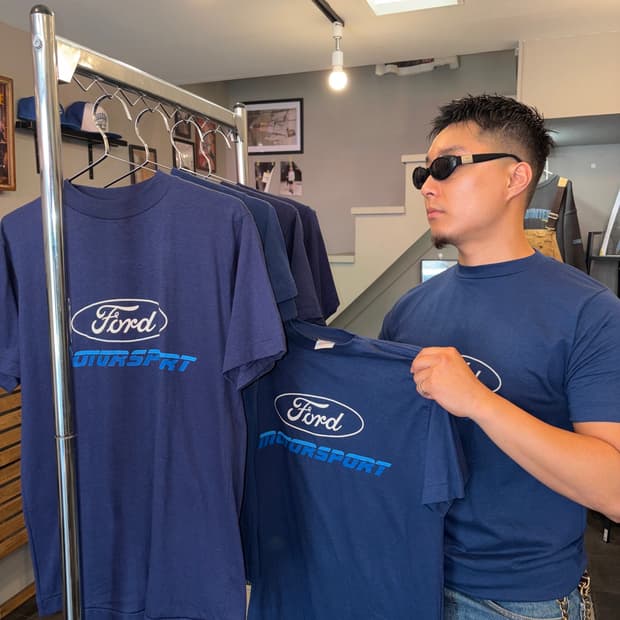 80‘s Ford Motorsports logo single T