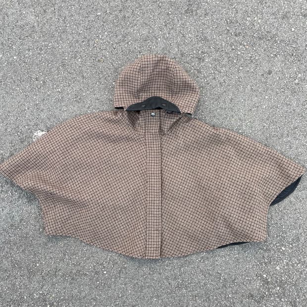 비스코사 라나 울 체크 자켓 J0388