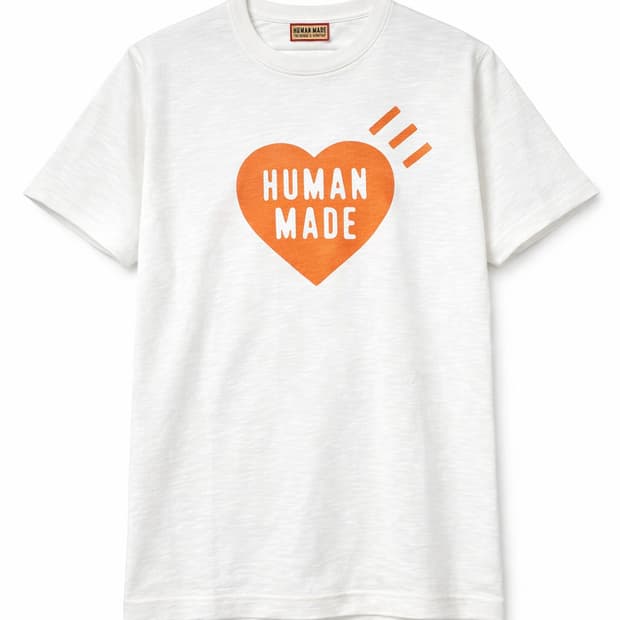 휴먼메이드 하트 로고 반팔 티셔츠