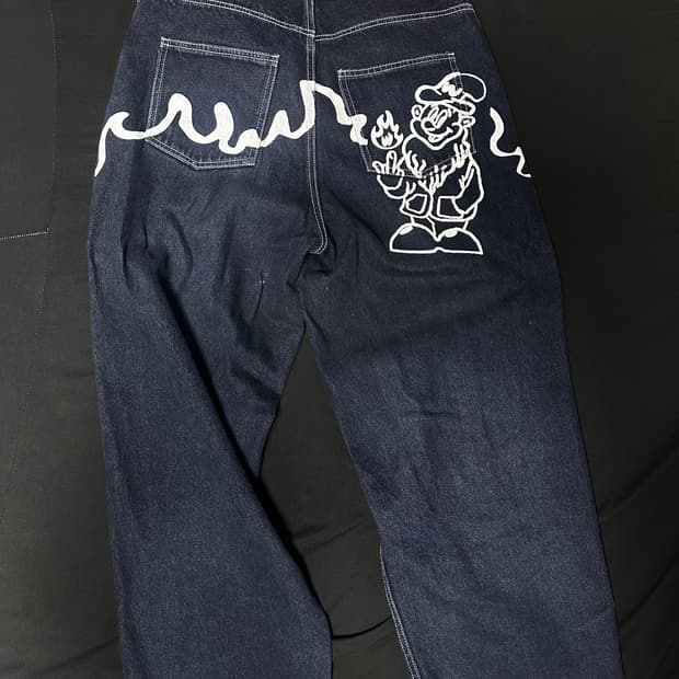 위캔더스 dewarf denim pants