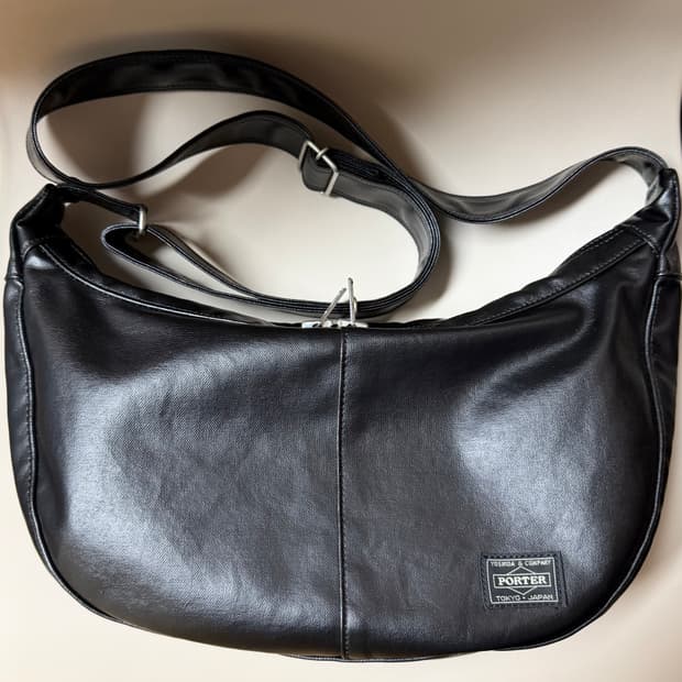 PORTER 포터 - 프리 스타일 숄더백 블랙