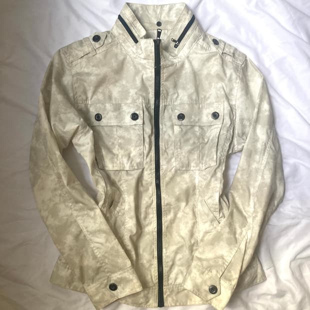 white grey washed jacket