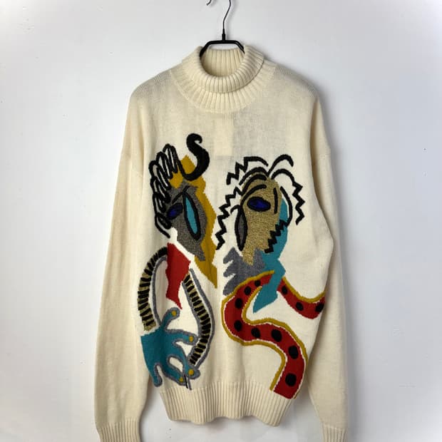 90s Ficce by 요시유키 코니시 3D 니트