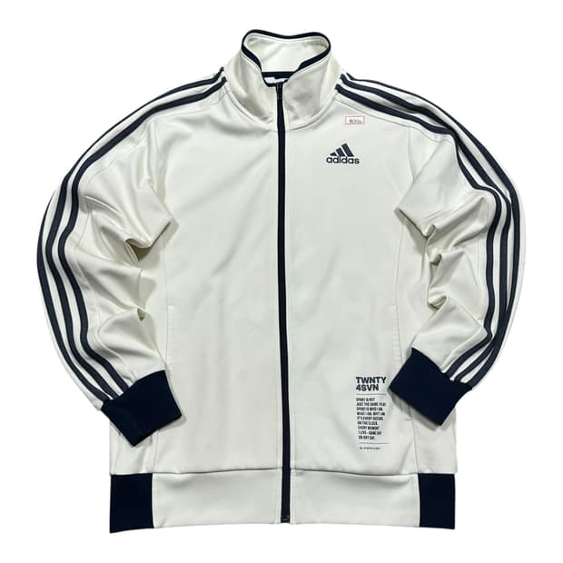 ✨ (바배) 아디다스 아이보리 데님 삼선 재팬 트랙탑 져지 