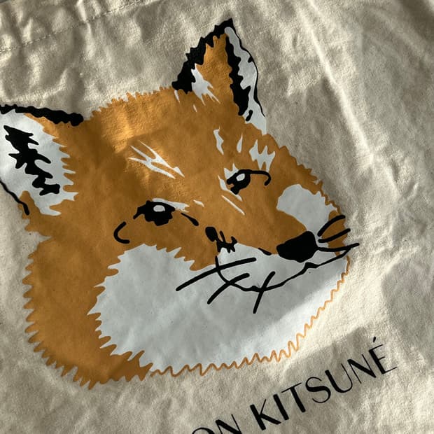 정품 메종키츠네 가방