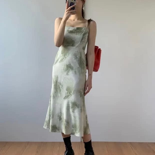 Loulou Seoul midnight sun dress 미드나잇 썬 