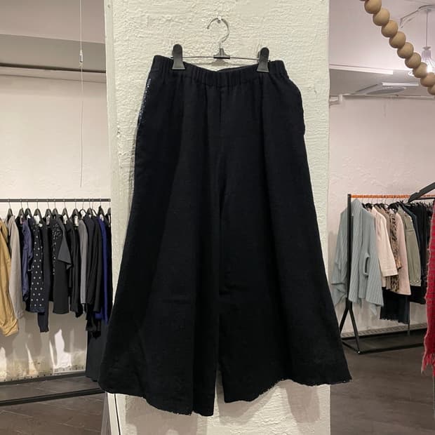 꼼데가르송 울 하카마 팬츠