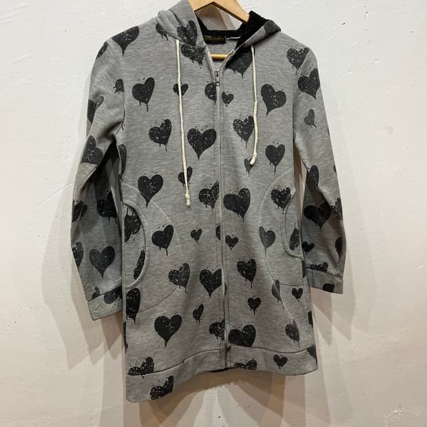 BBaroma JPN 하트 모리 후드집업 