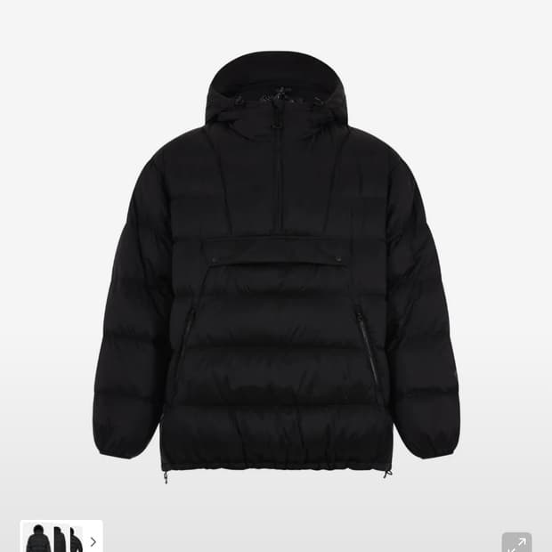 오프그리드 OG 알파 다운 풀오버 블랙